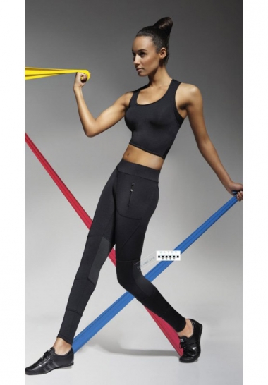 Yoga Pants Bas Bleu Legging sports Trinity